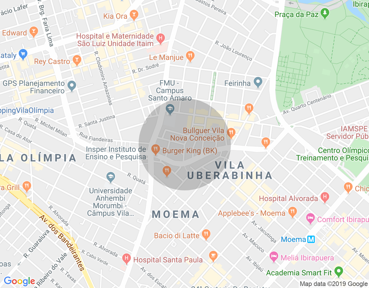 Imóvel no mapa