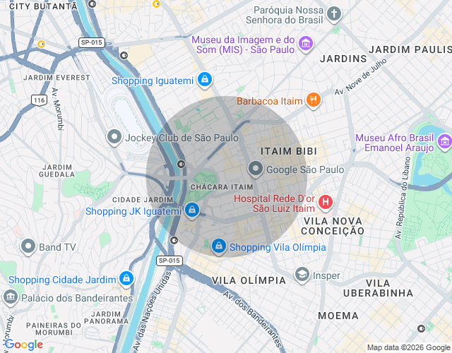 Imóvel no mapa