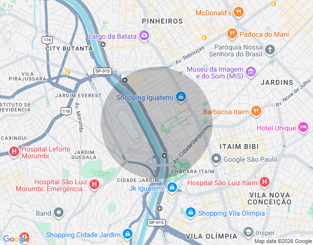 Imóvel no mapa
