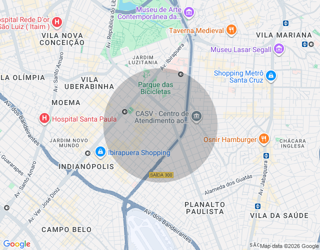 Imóvel no mapa