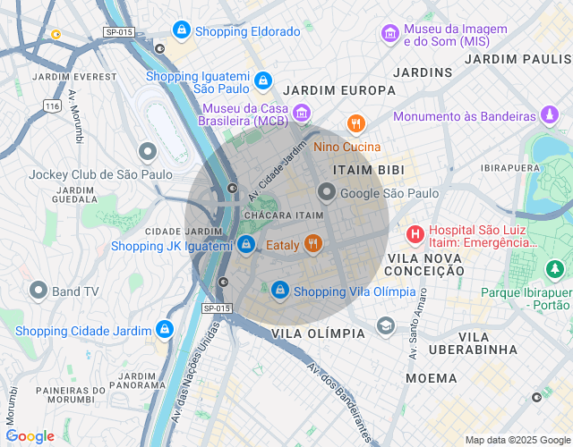 Imóvel no mapa