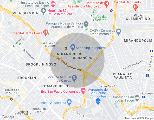 Imóvel no mapa