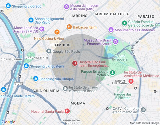 Imóvel no mapa