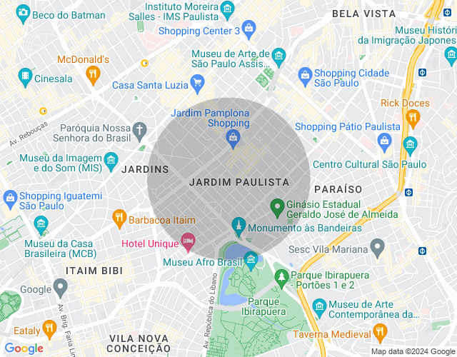 Imóvel no mapa