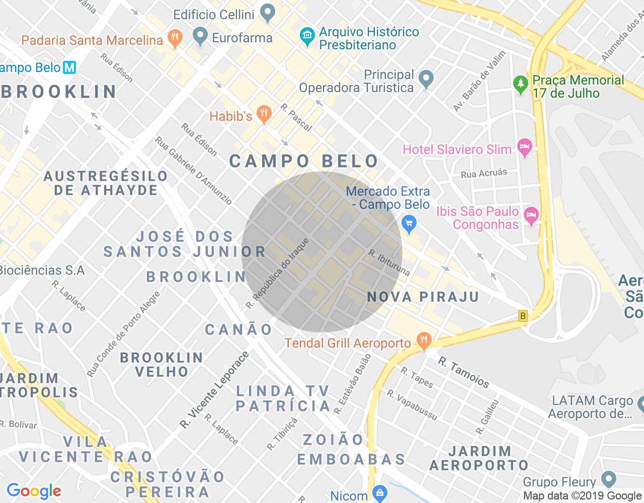 Imóvel no mapa