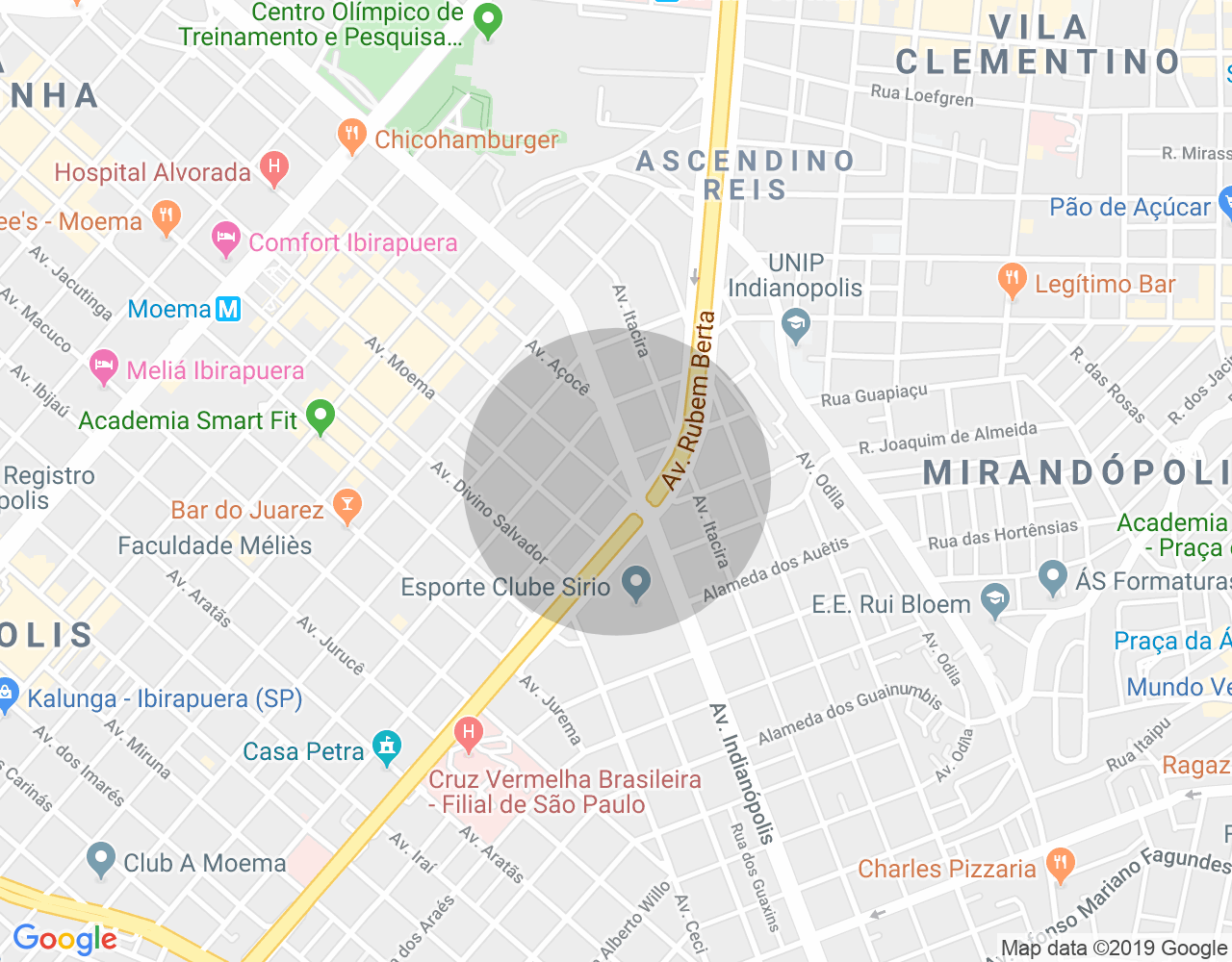 Imóvel no mapa