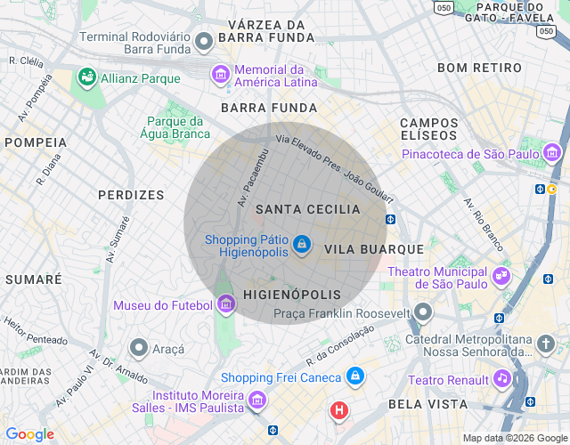 Imóvel no mapa