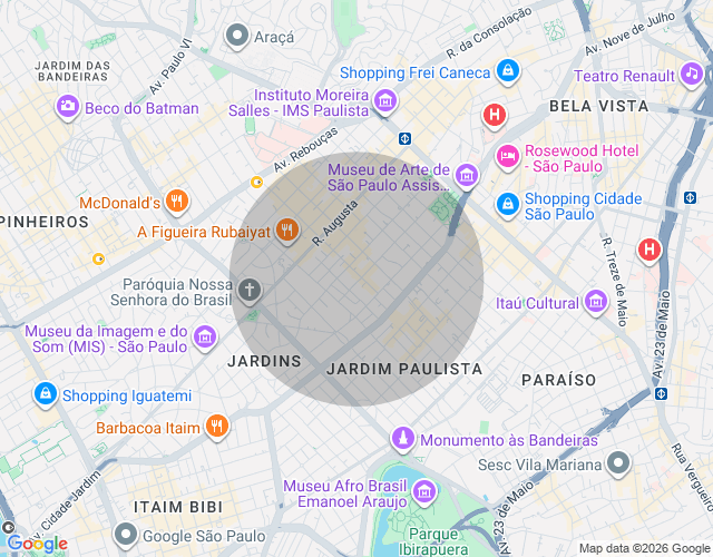 Imóvel no mapa