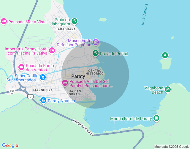 Imóvel no mapa