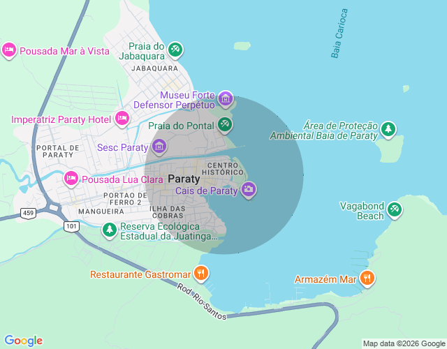 Imóvel no mapa
