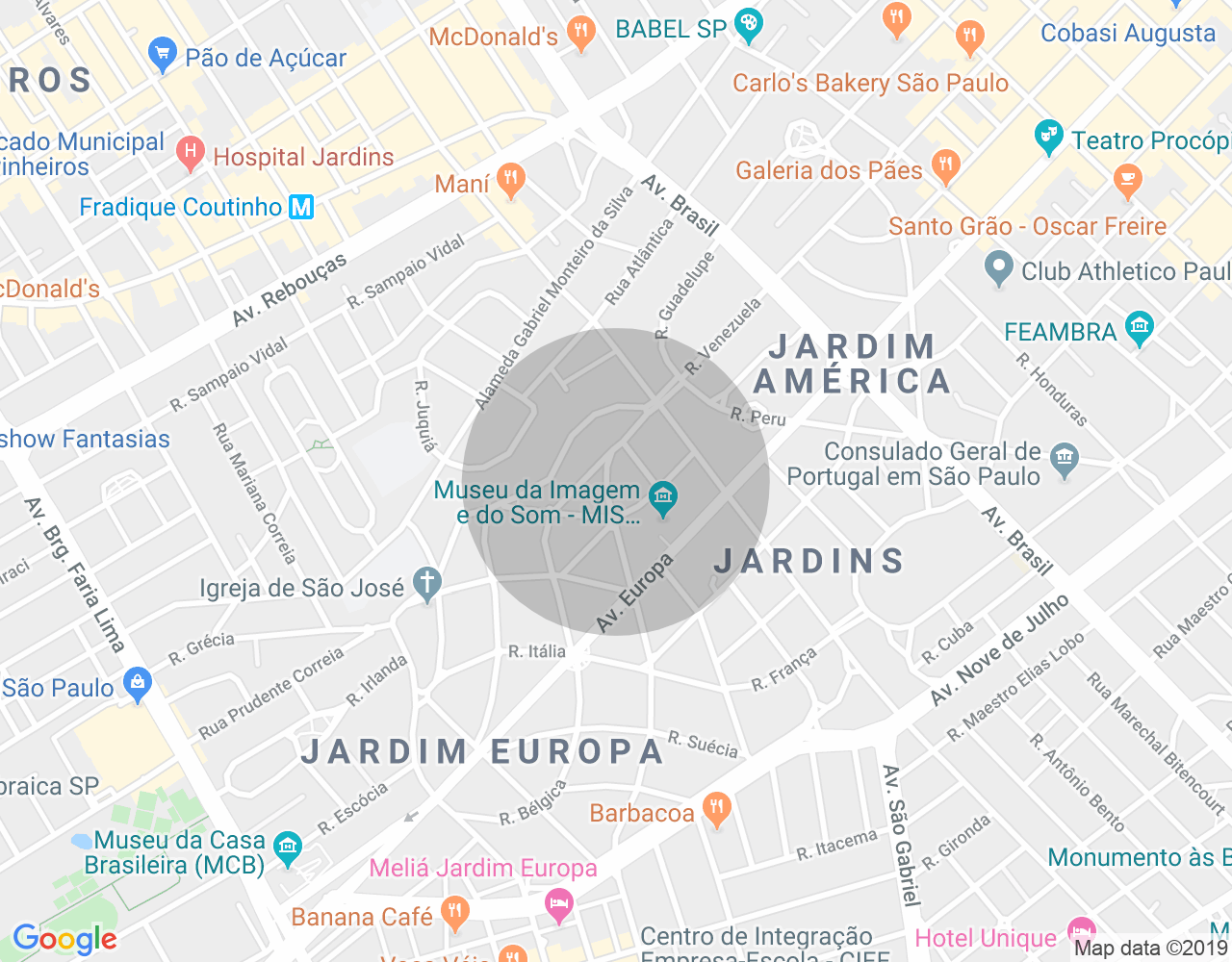 Imóvel no mapa