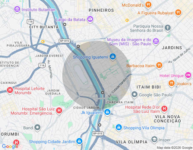 Imóvel no mapa