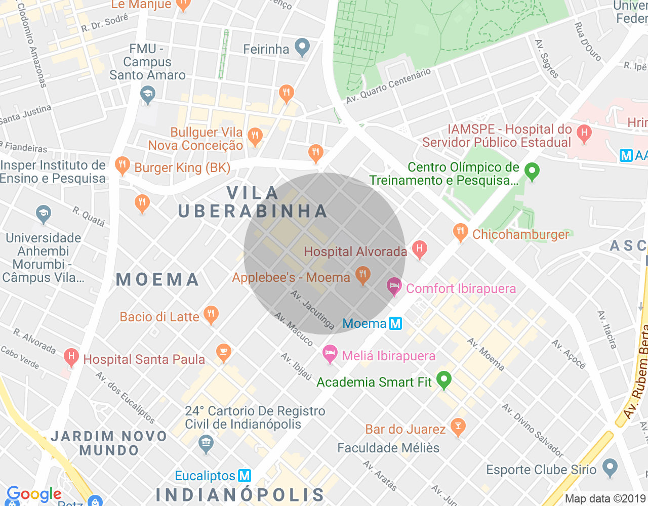 Imóvel no mapa