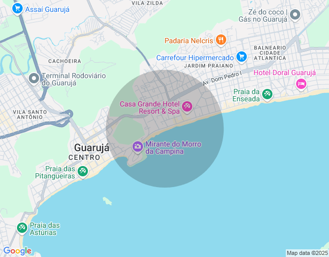 Imóvel no mapa