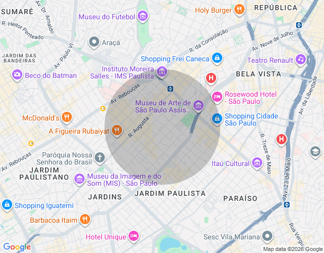Imóvel no mapa
