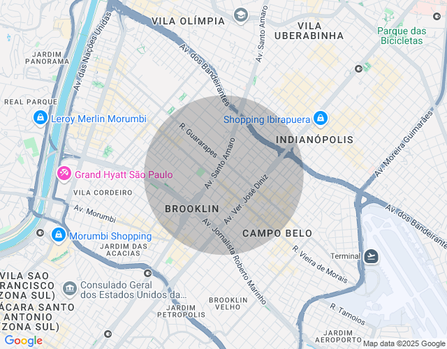 Imóvel no mapa