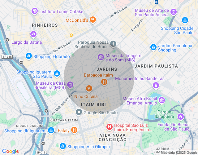 Imóvel no mapa