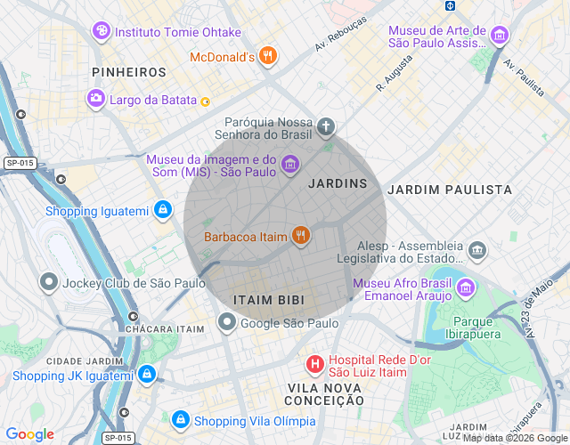 Imóvel no mapa