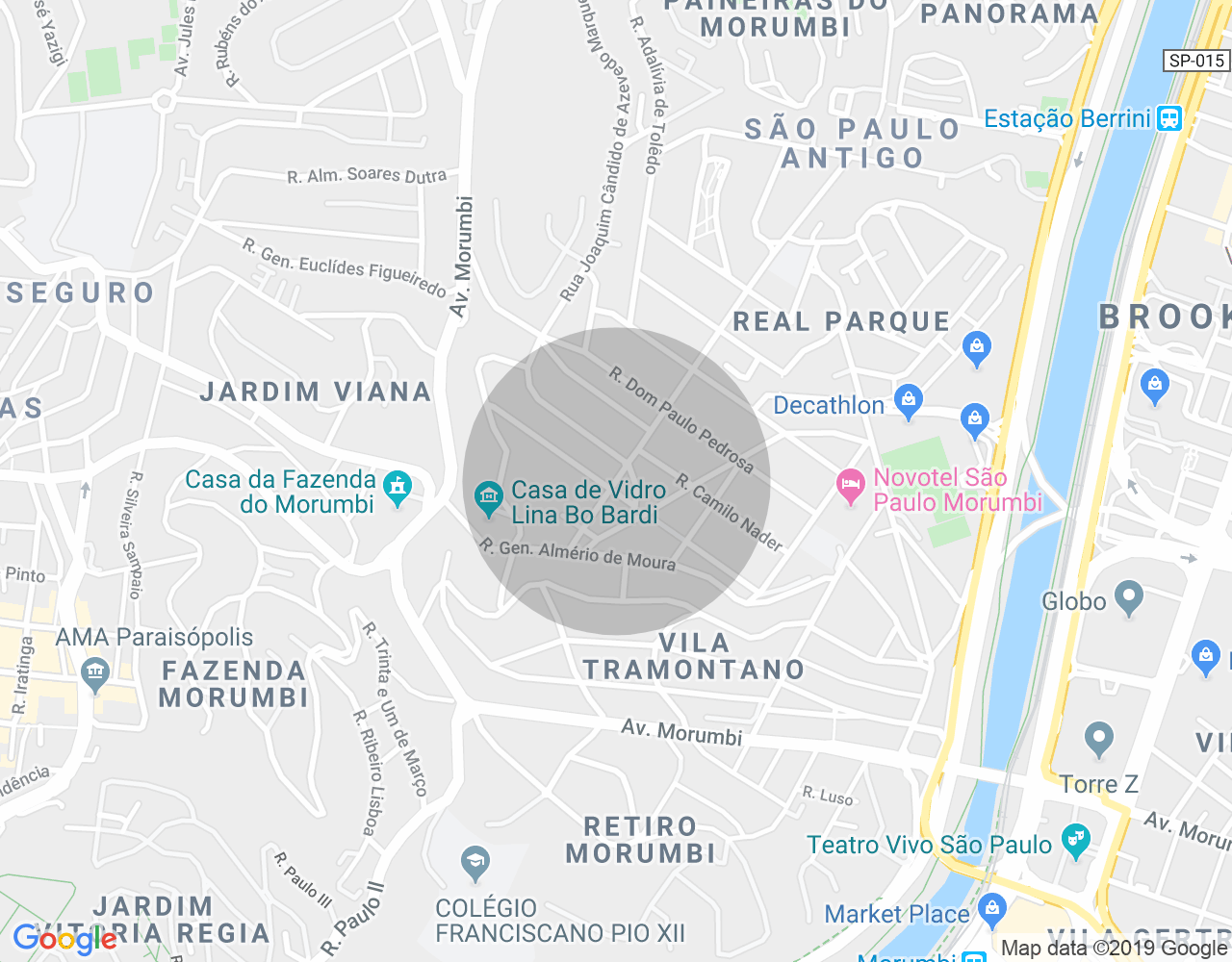 Imóvel no mapa