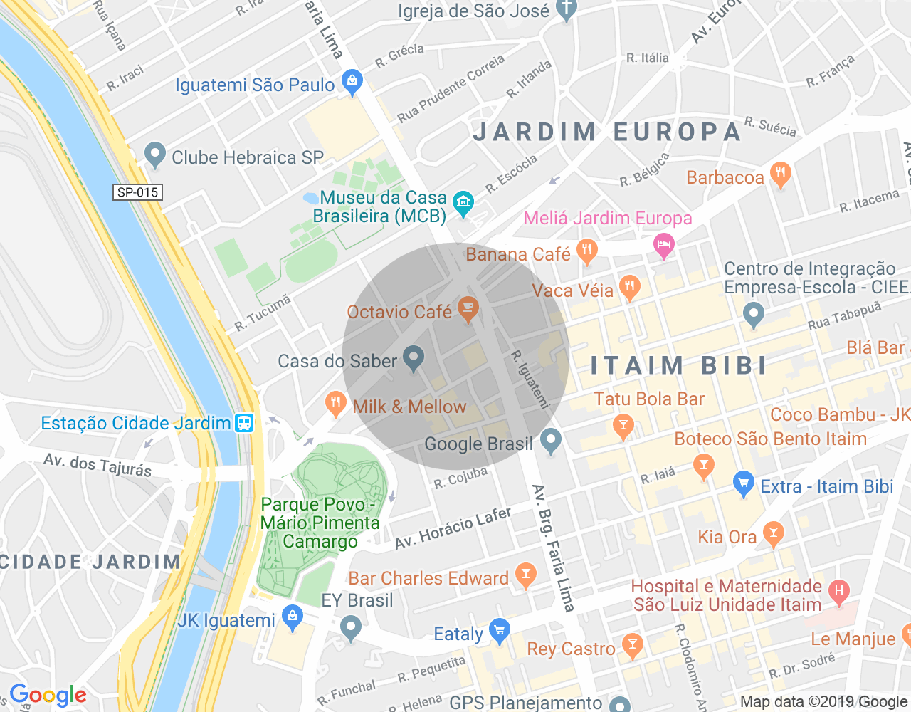 Imóvel no mapa