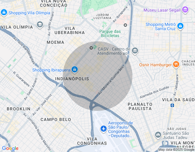 Imóvel no mapa