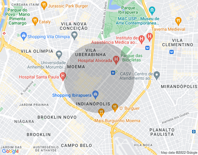 Imóvel no mapa