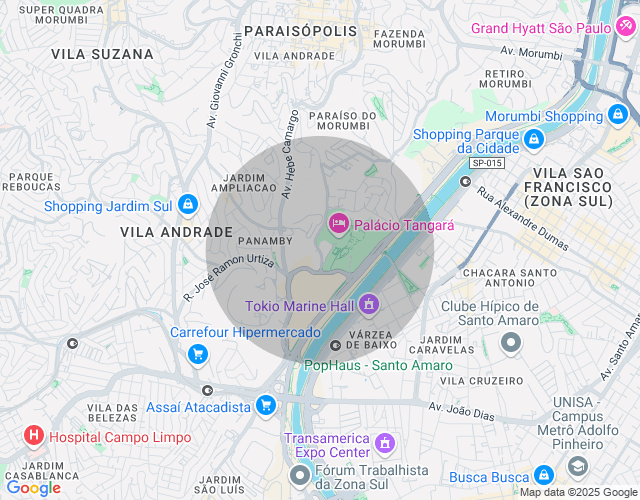 Imóvel no mapa