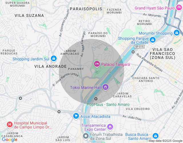 Imóvel no mapa