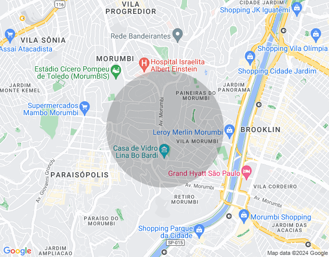 Imóvel no mapa
