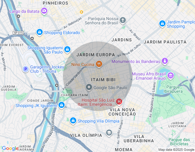 Imóvel no mapa