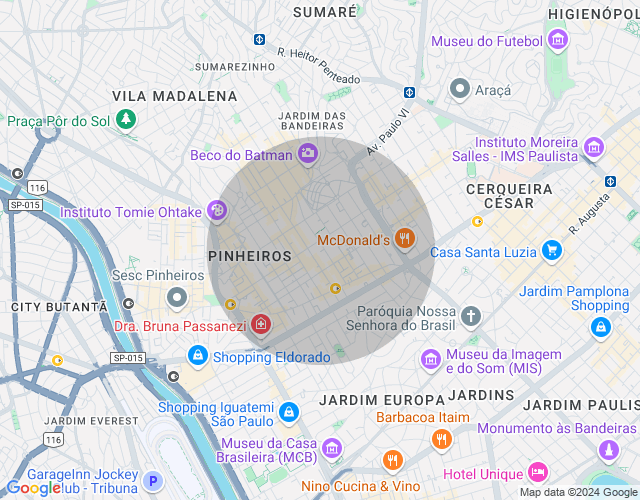 Imóvel no mapa
