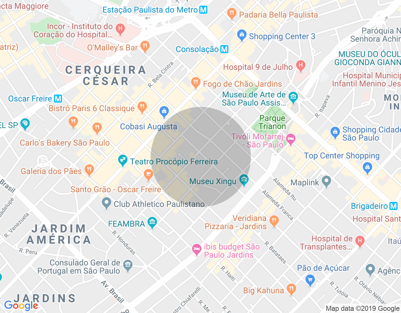 Imóvel no mapa