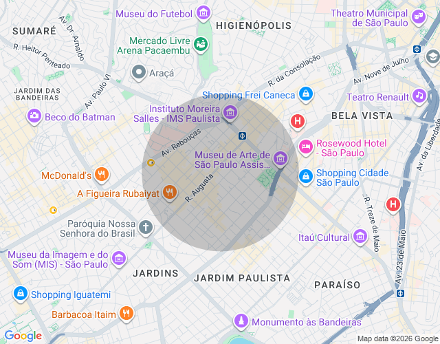 Imóvel no mapa