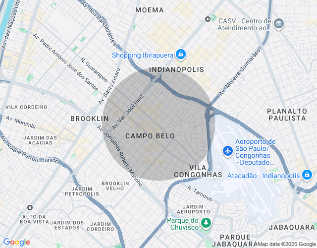 Imóvel no mapa