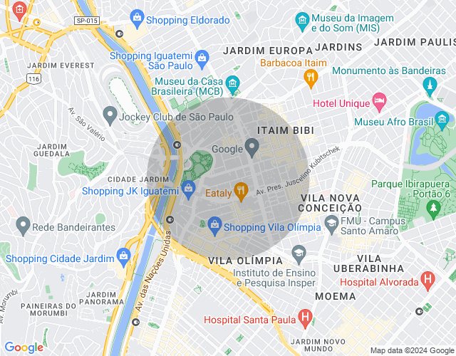 Imóvel no mapa