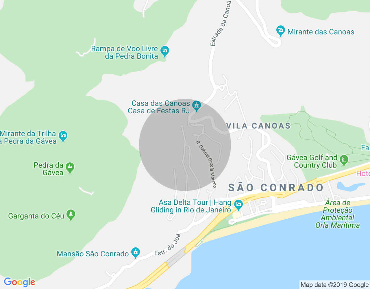 Imóvel no mapa