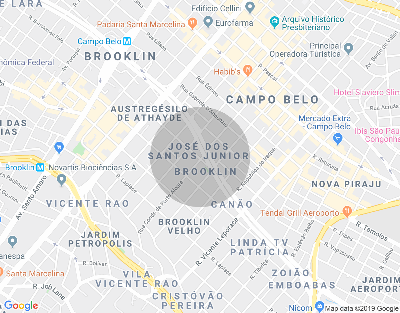 Imóvel no mapa