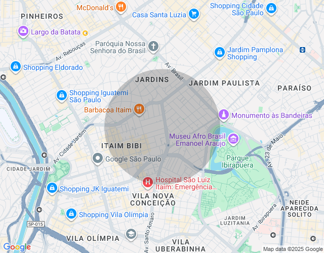 Imóvel no mapa