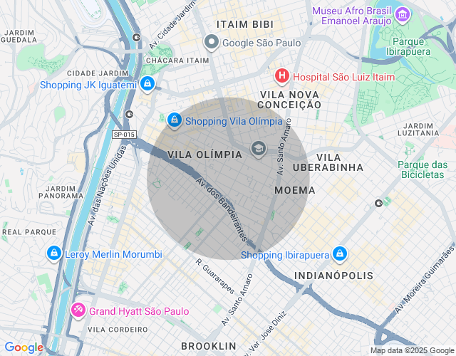 Imóvel no mapa