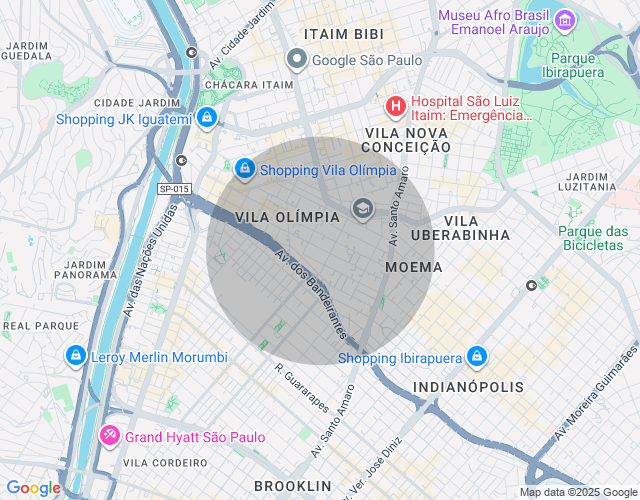 Imóvel no mapa