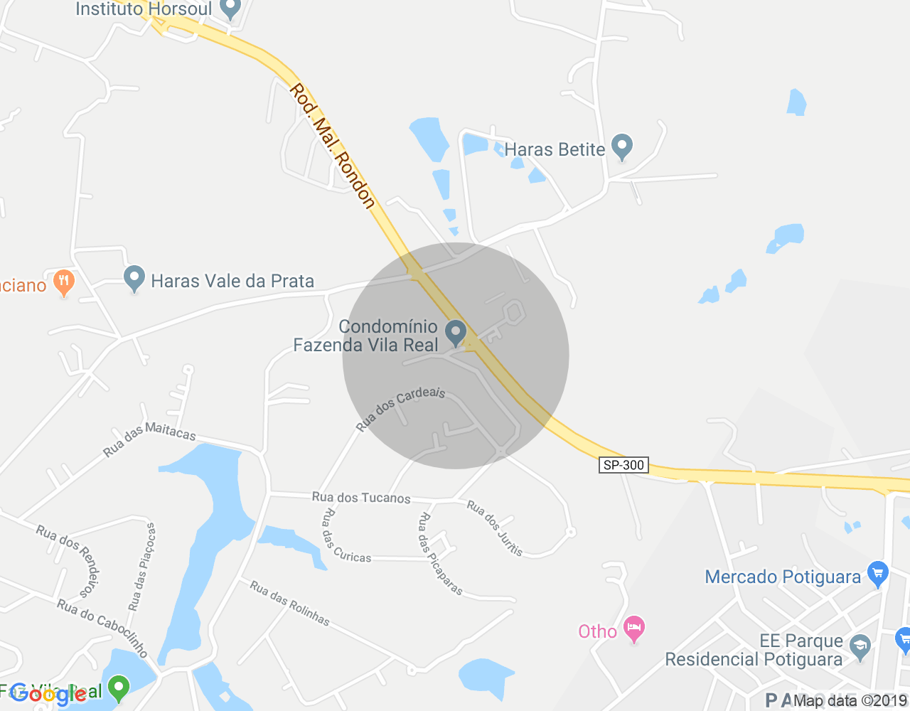 Imóvel no mapa