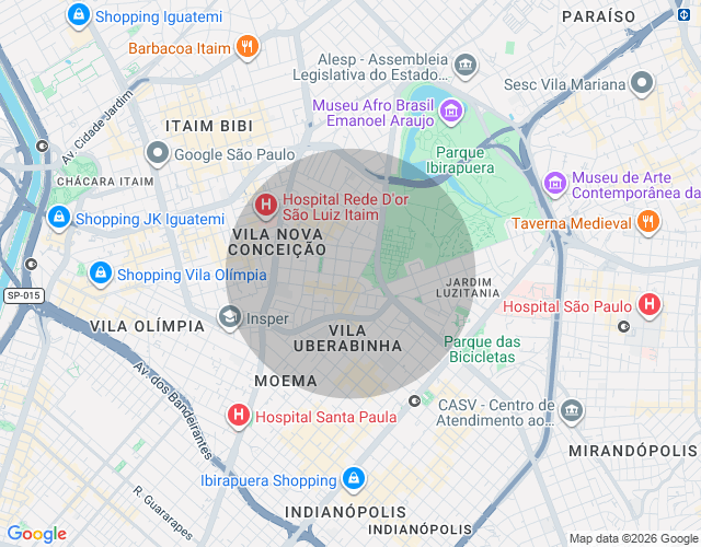 Imóvel no mapa