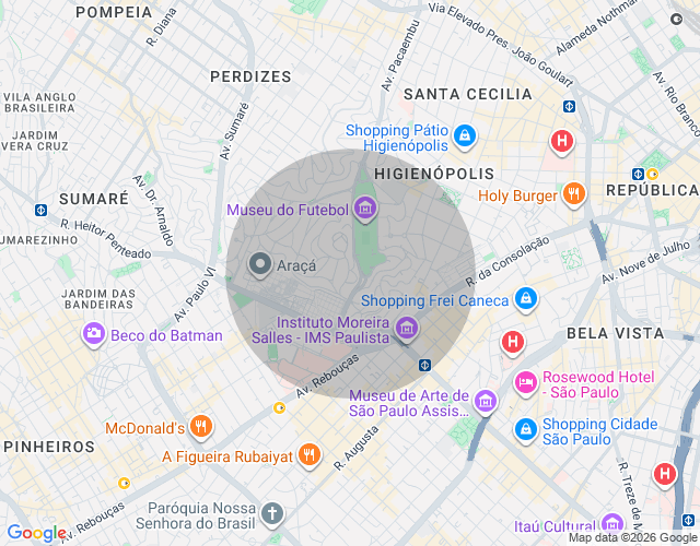 Imóvel no mapa