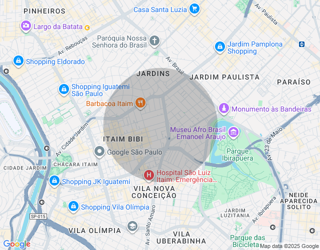 Imóvel no mapa