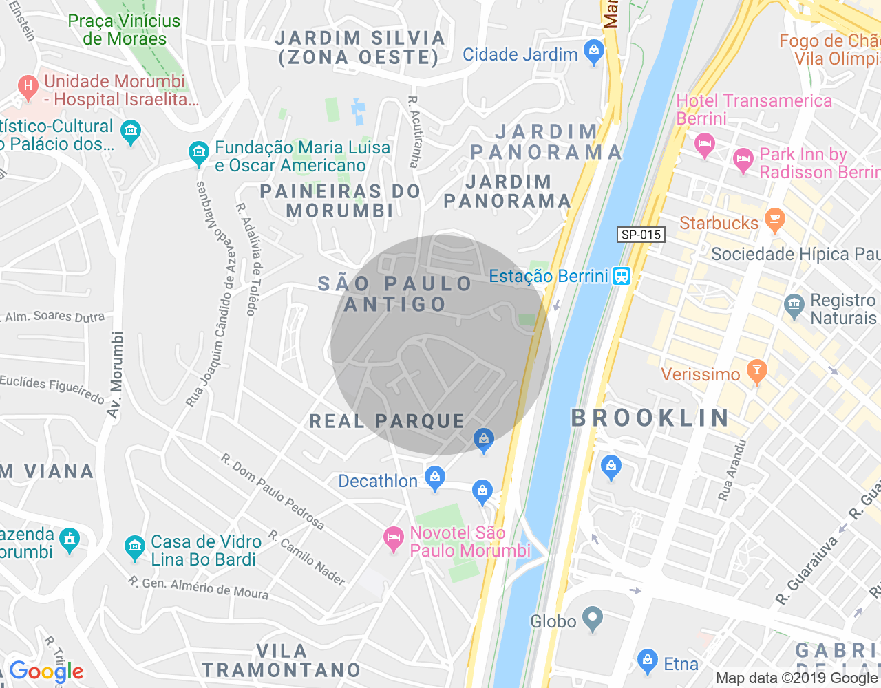 Imóvel no mapa