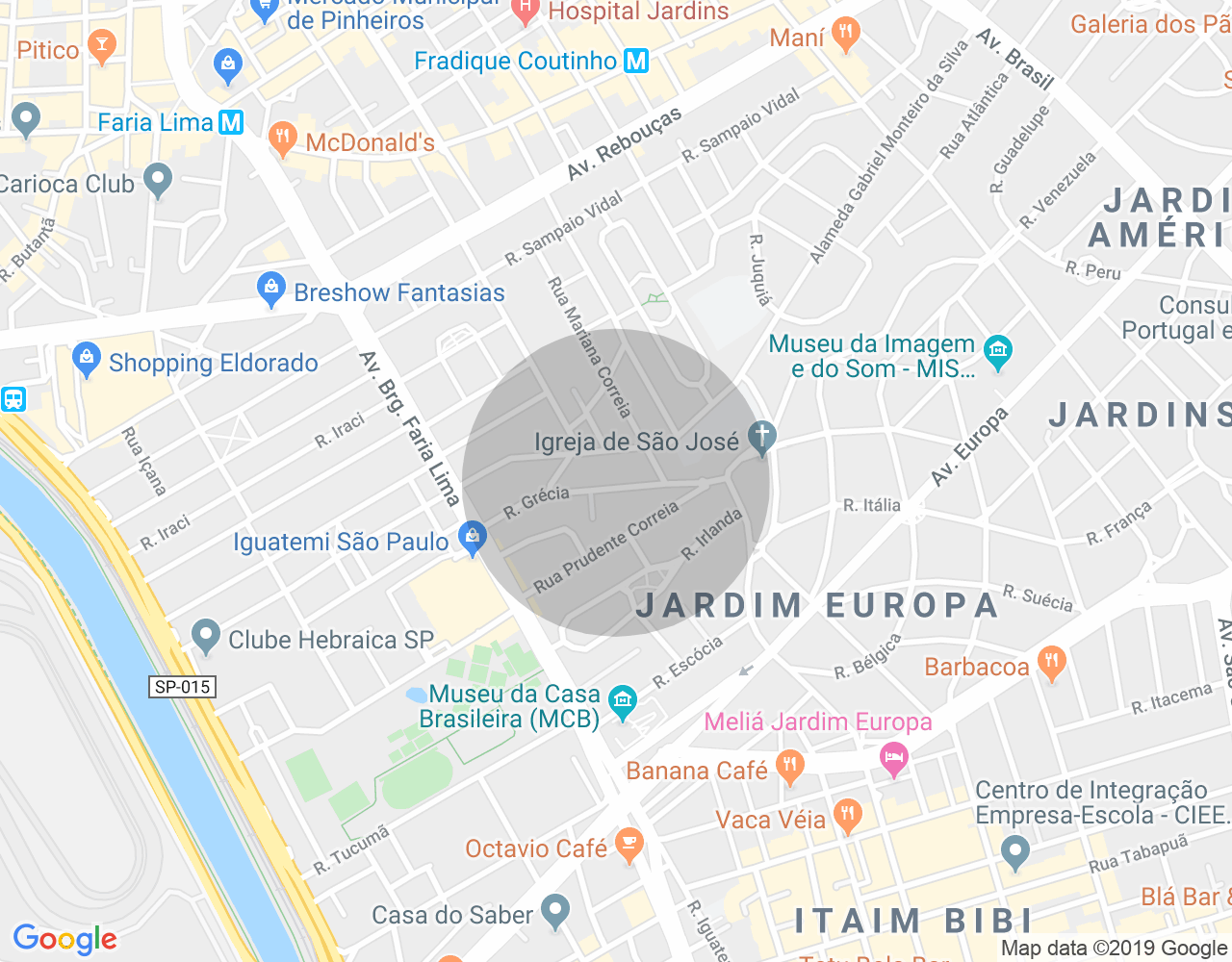 Imóvel no mapa