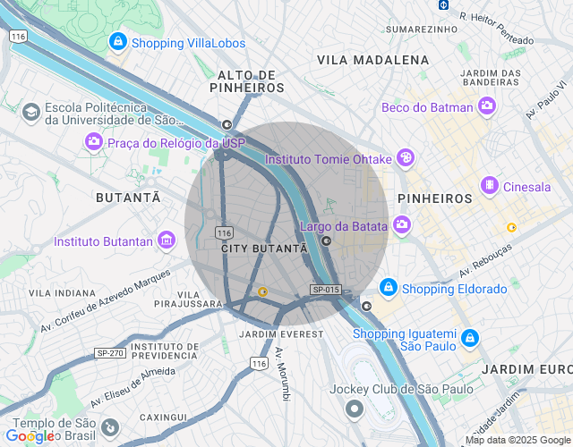 Imóvel no mapa