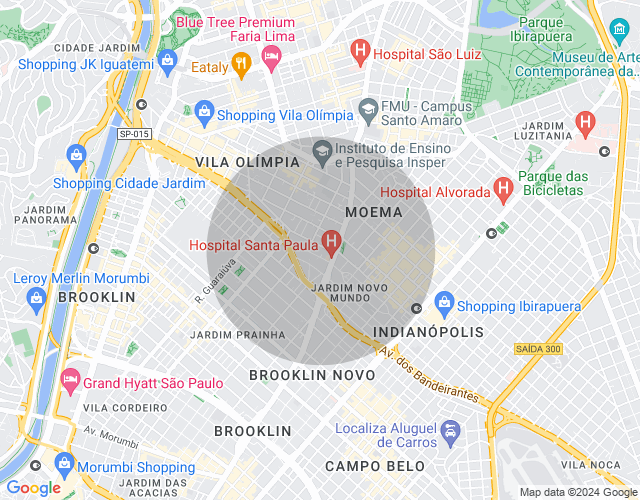 Imóvel no mapa
