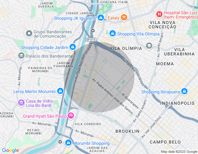 Imóvel no mapa