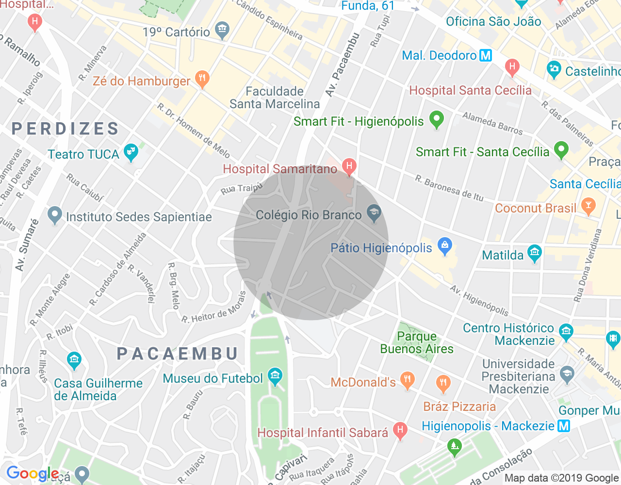 Imóvel no mapa